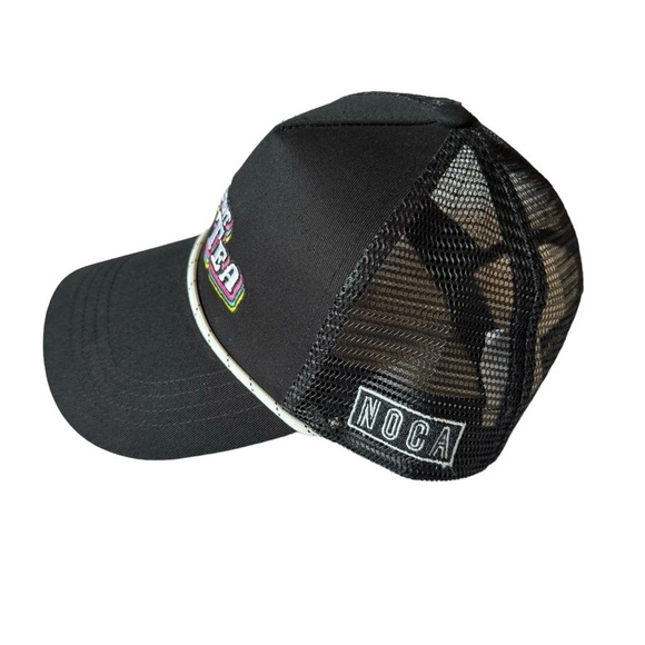 Too Turnt Tea Mesh Snapback Mens Black NOCA - Picture 3 of 6